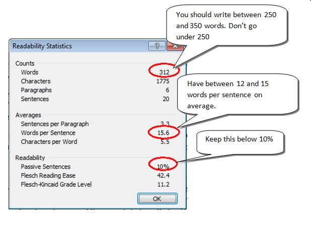 How To Check Grammar Readability In Microsoft Word Writefix Com